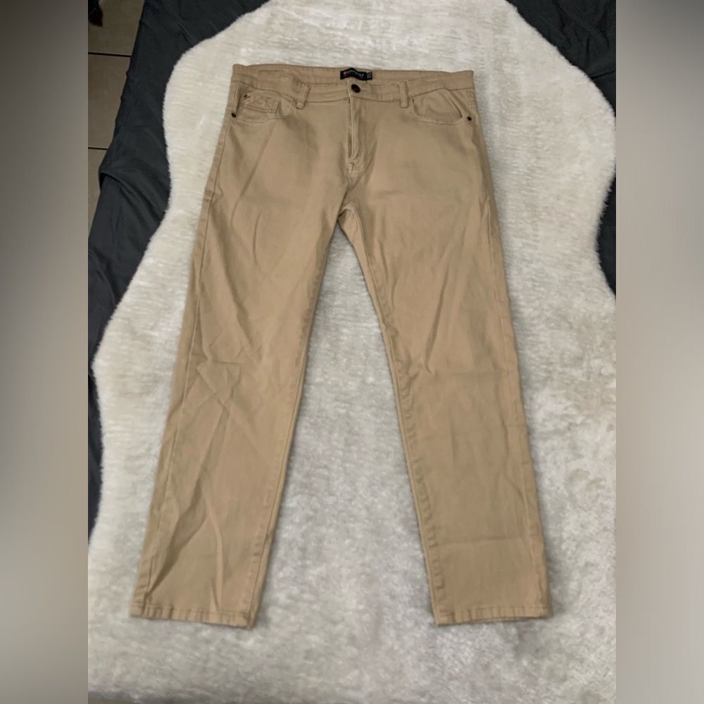 Southpole Mens Skinny Khaki Jeans Size 36x30‎ Pants Stretch